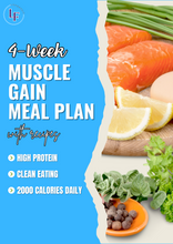Load image into Gallery viewer, 4-week Muscle Gain Meal Plan