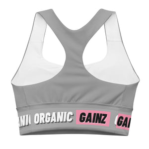 Organic Gainz Longline sports bra
