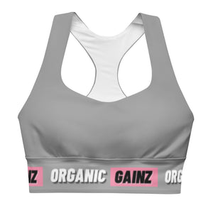 Organic Gainz Longline sports bra